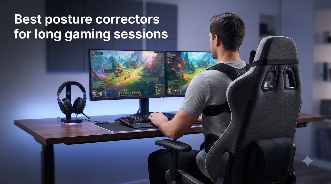 Best posture correctors for long gaming sessions