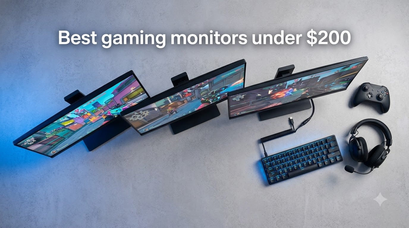 Best gaming monitors under $200