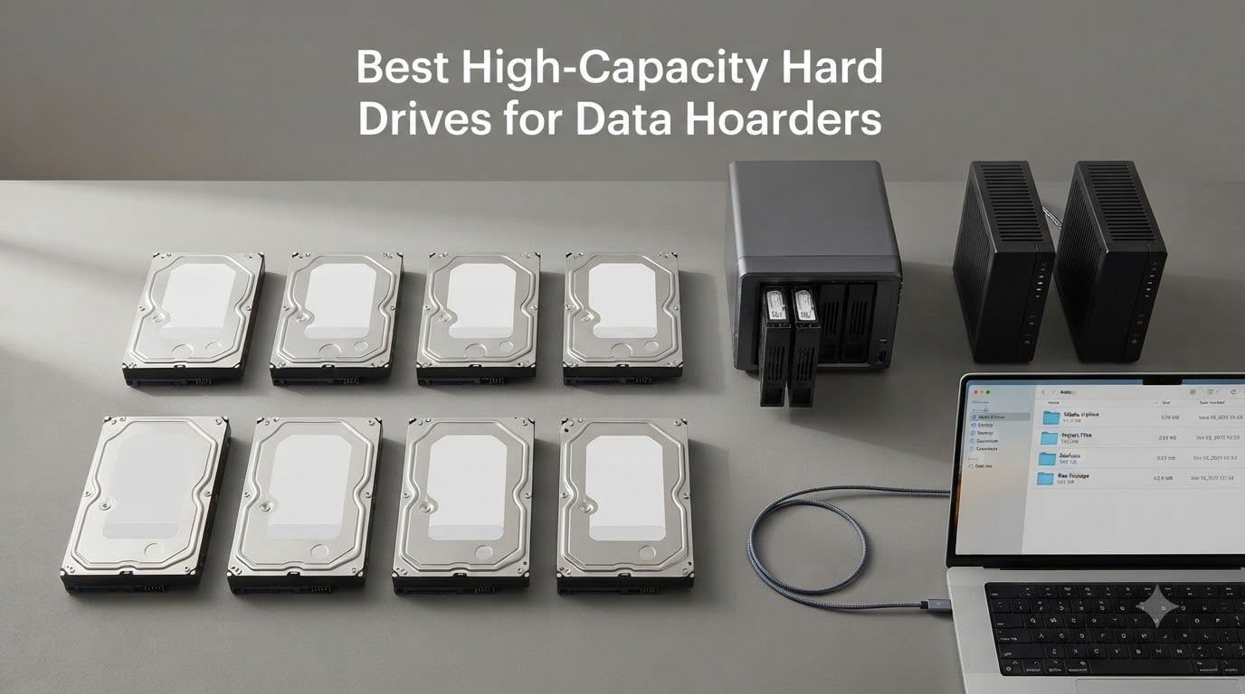 Best High-Capacity Hard Drives for Data Hoarders