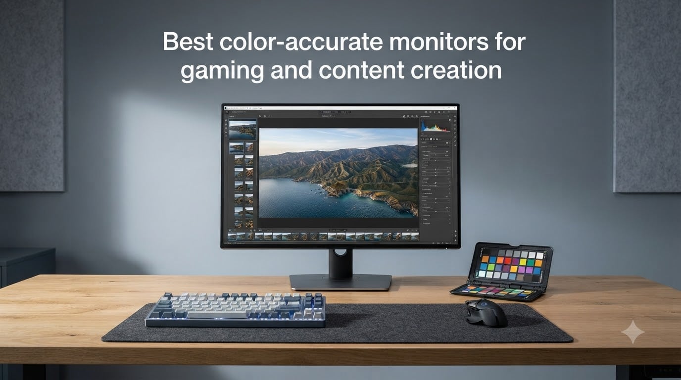 Best color-accurate monitors for gaming and content creation