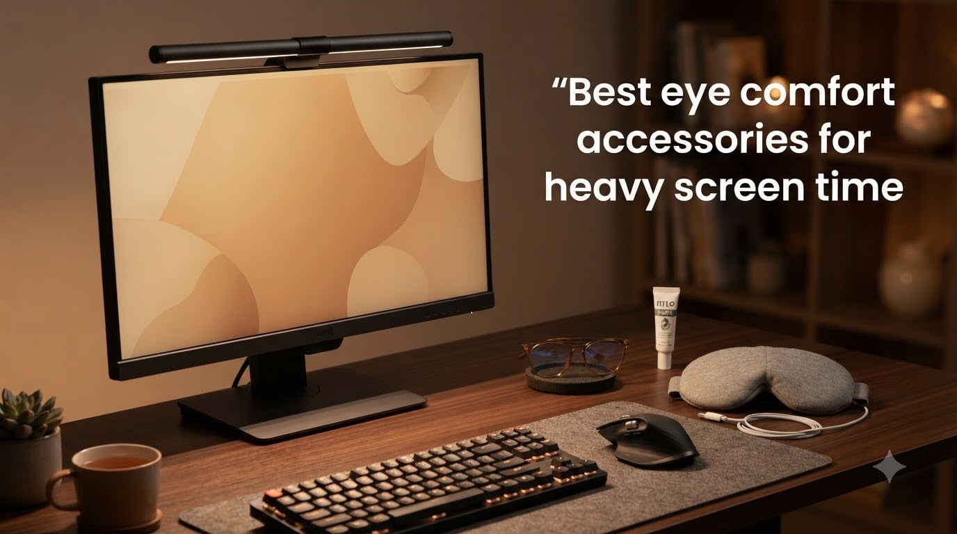 Best eye comfort accessories for heavy screen time