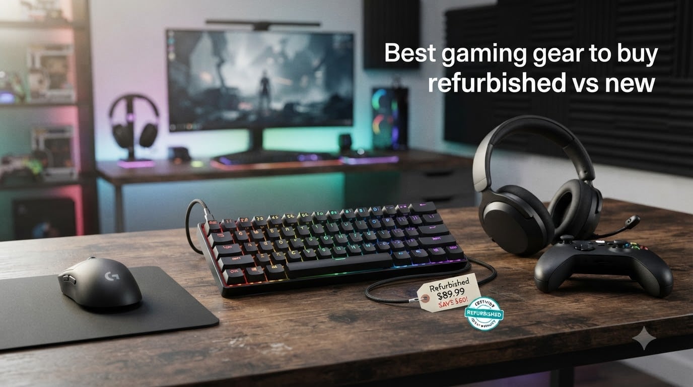 Best gaming gear to buy refurbished vs new