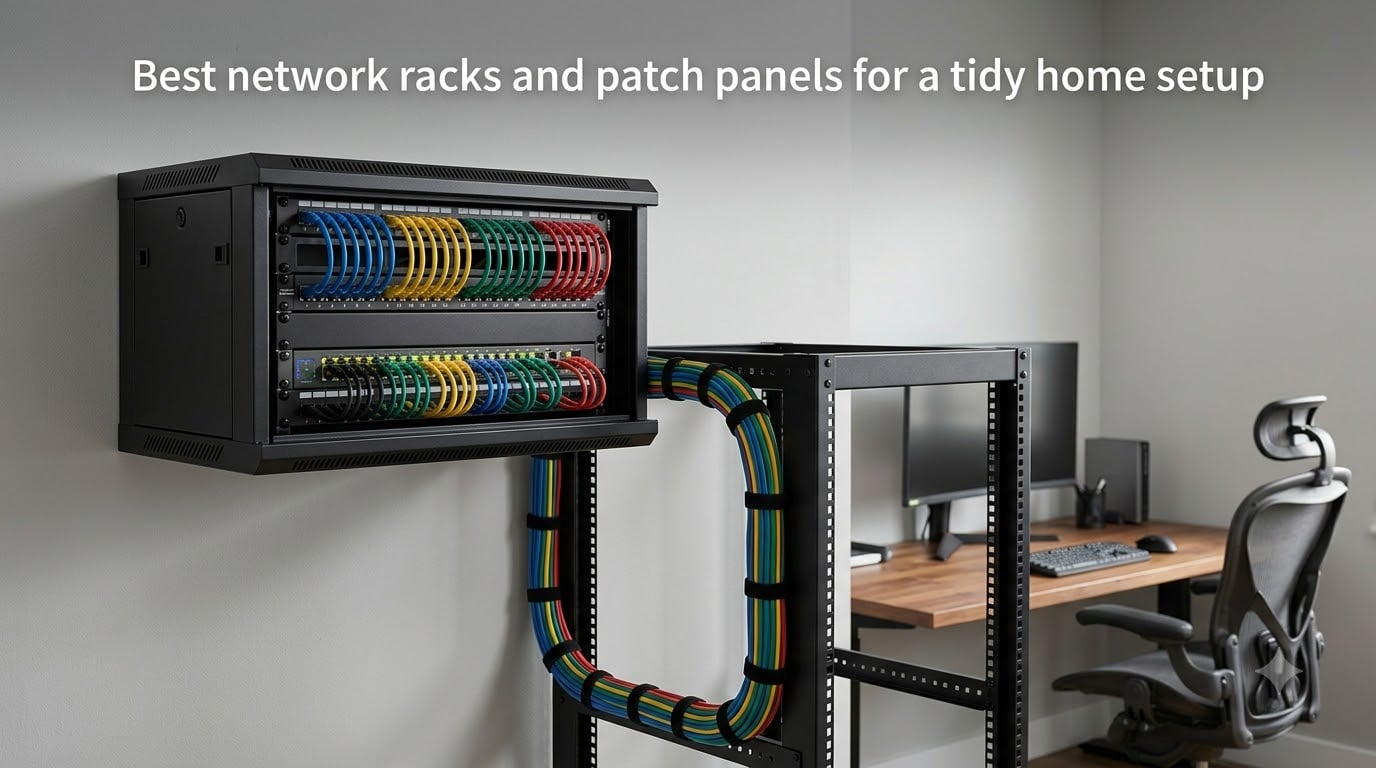 Best network racks and patch panels for a tidy home setup