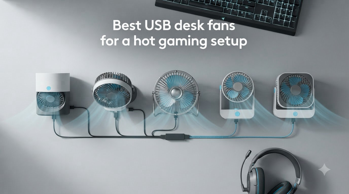 Best USB desk fans for a hot gaming setup