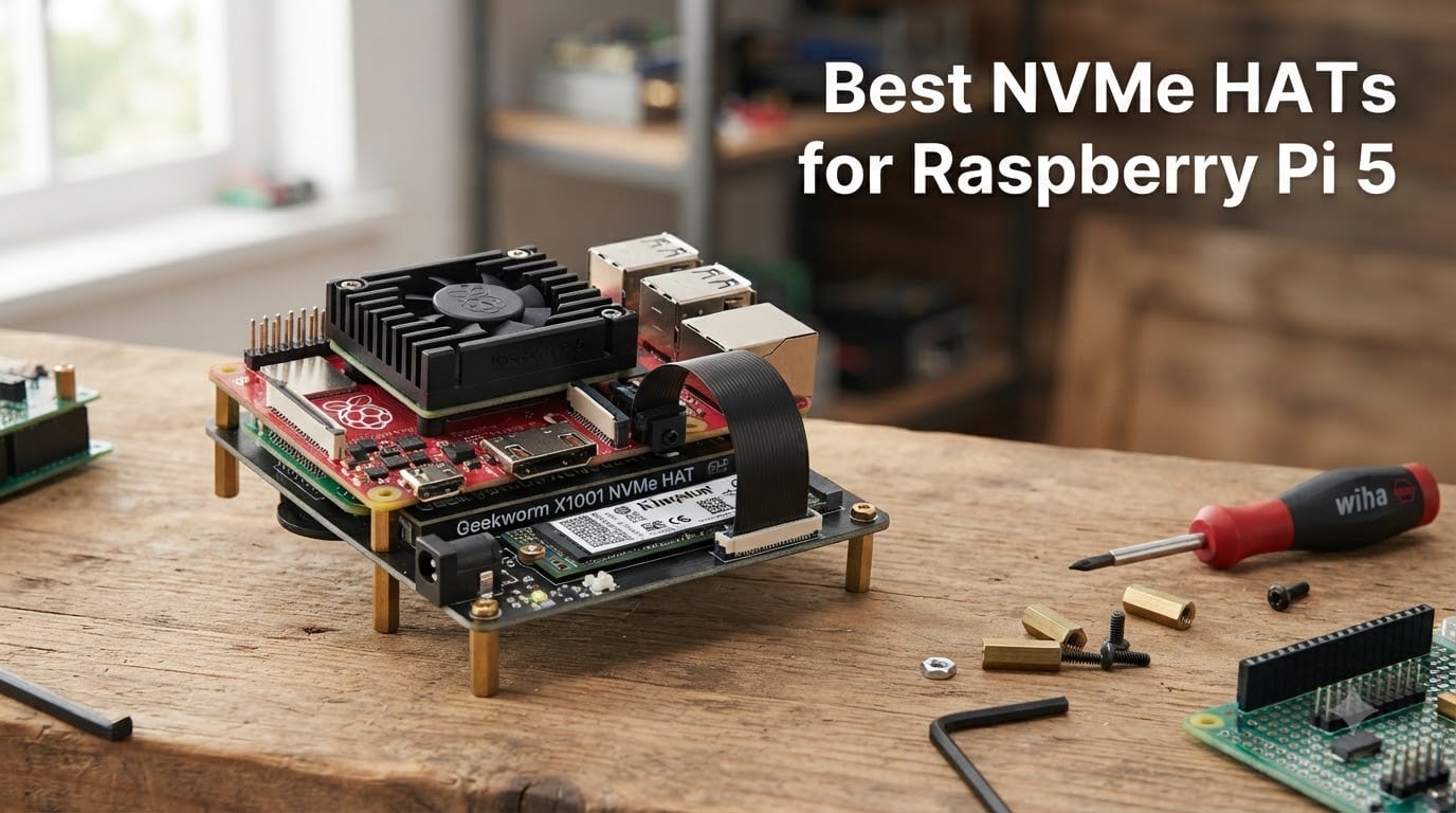 Best NVMe HATs for Raspberry Pi 5