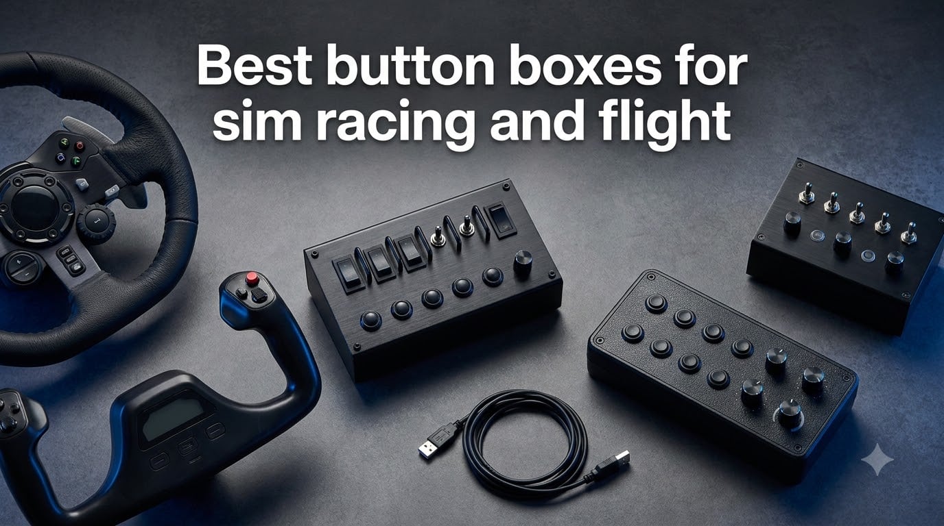 Best button boxes for sim racing and flight