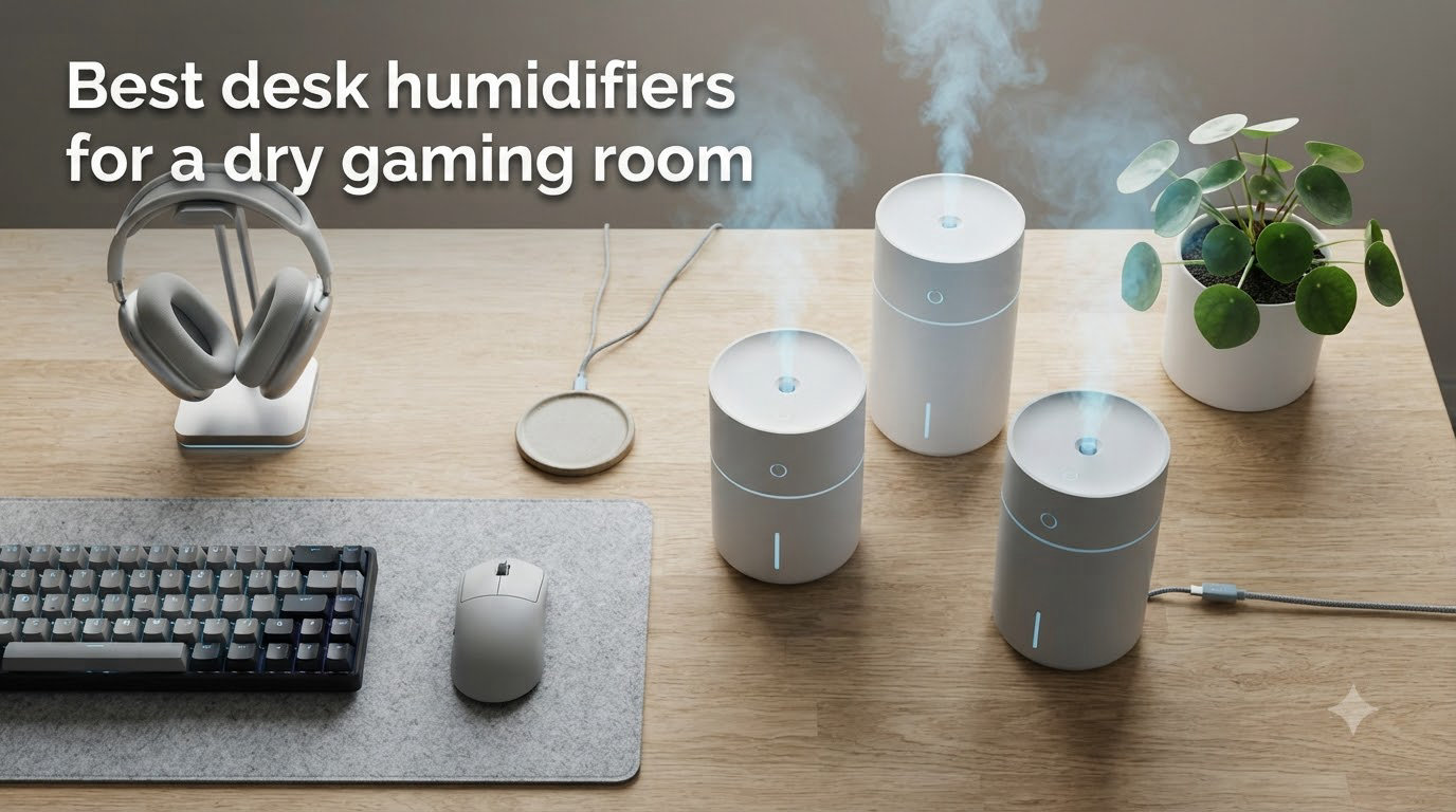 Best desk humidifiers for a dry gaming room