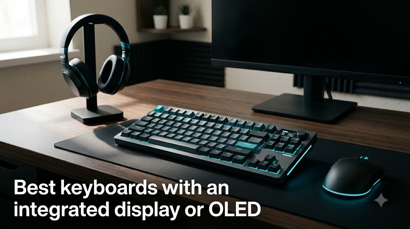 Best keyboards with an integrated display or OLED