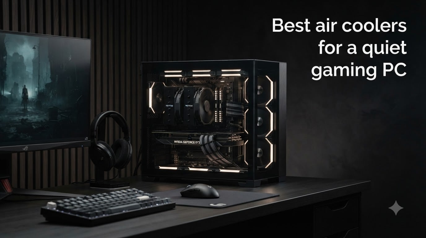 Best air coolers for a quiet gaming PC