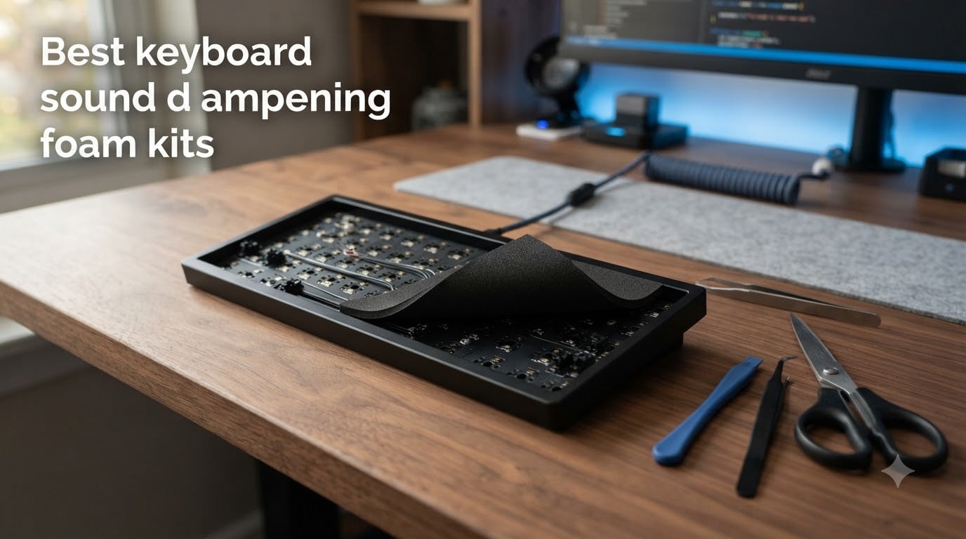 Best keyboard sound dampening foam kits