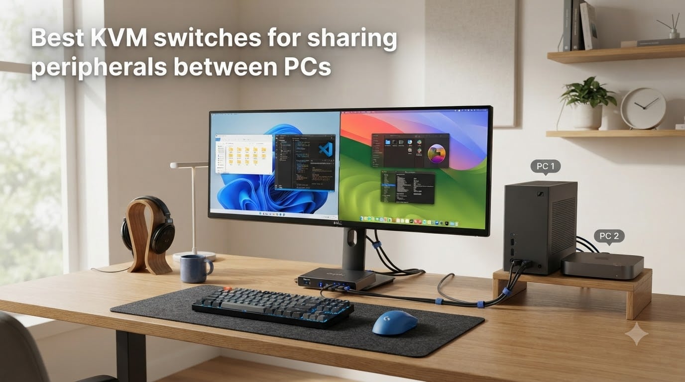 Best KVM switches for sharing peripherals between PCs