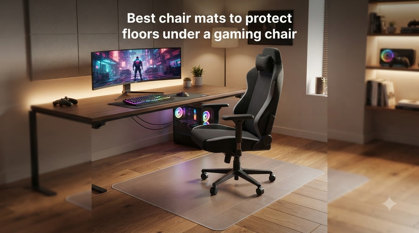 Best chair mats to protect floors under a gaming chair