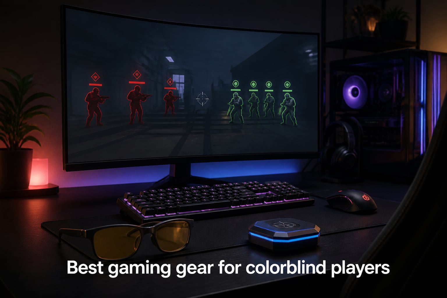 Best gaming gear for colorblind players