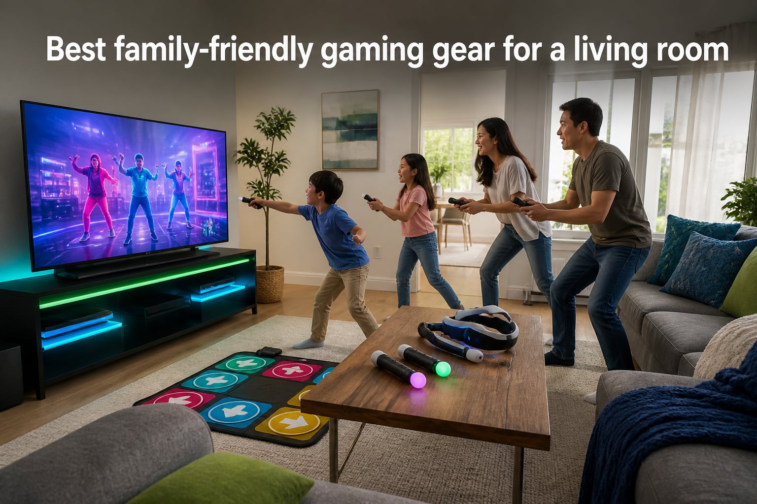 Best family-friendly gaming gear for a living room