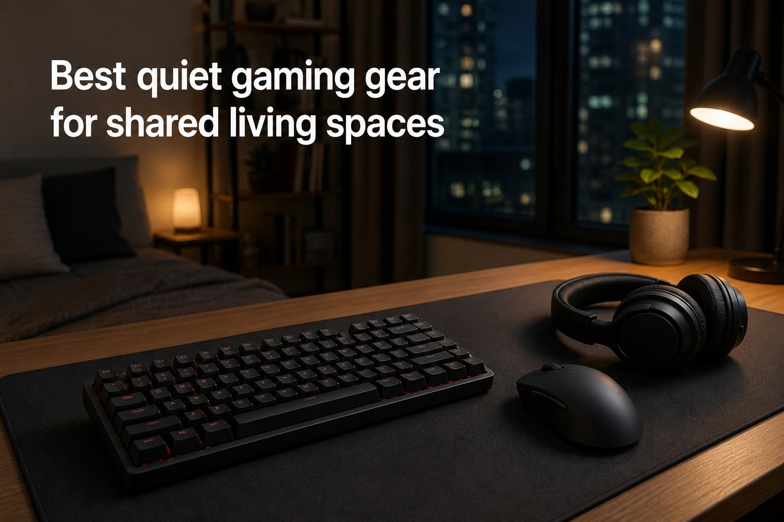Best quiet gaming gear for shared living spaces