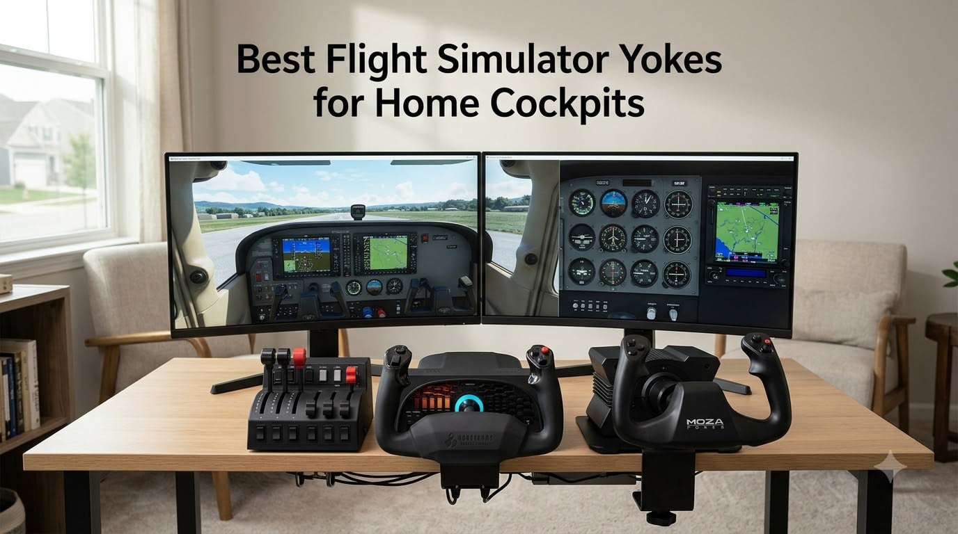 Best Flight Simulator Yokes for Home Cockpits