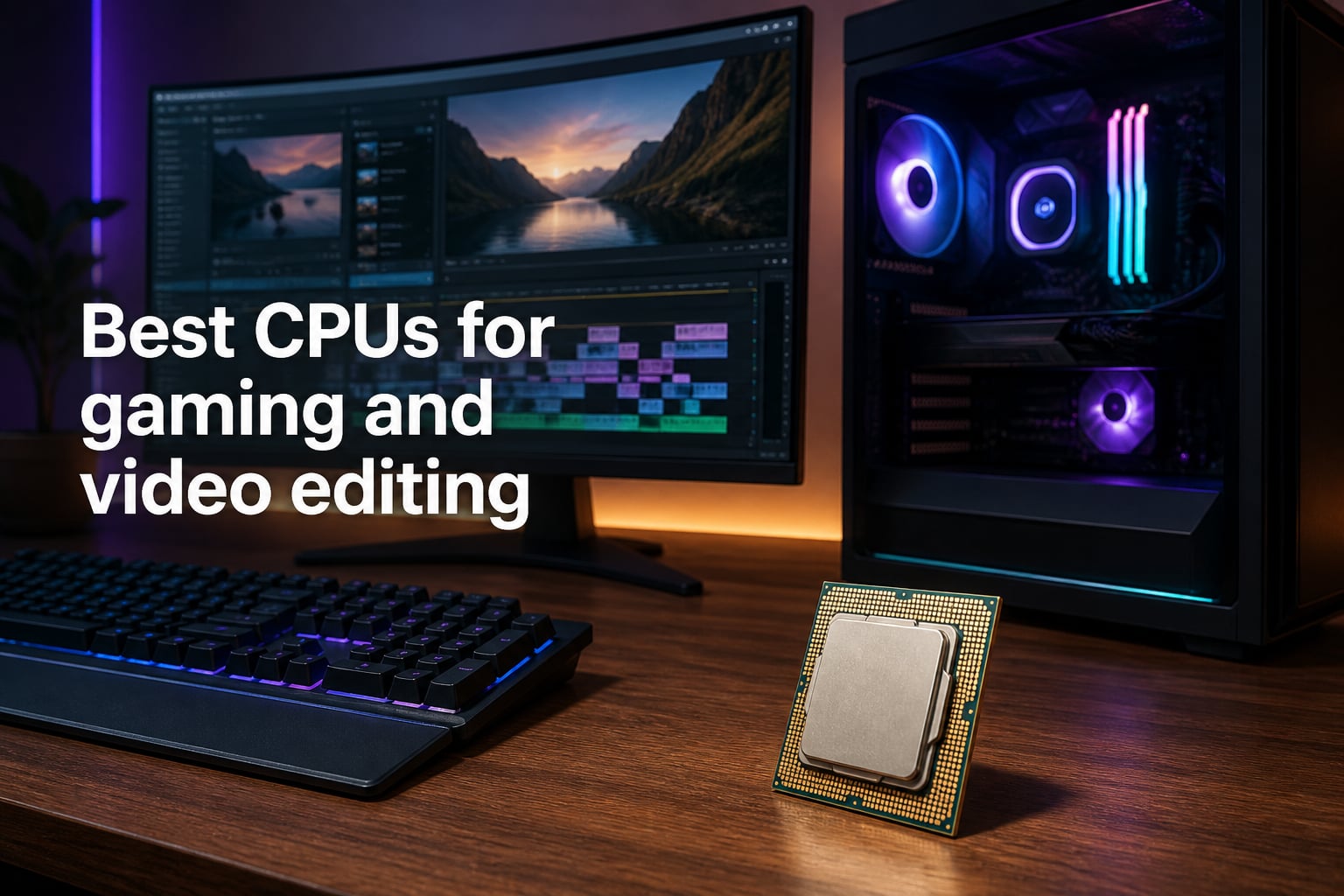 Best CPUs for gaming and video editing