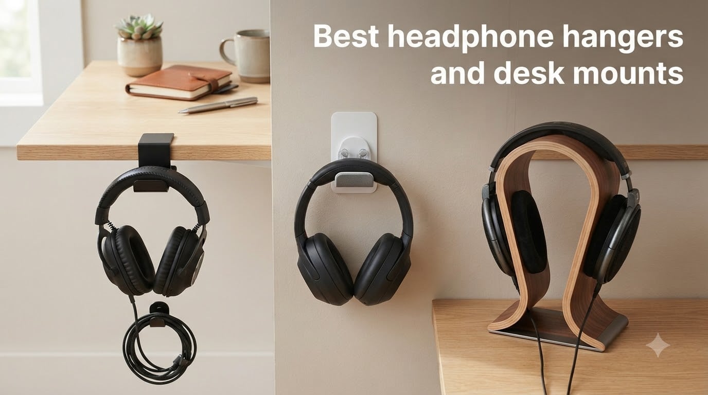 Best headphone hangers and desk mounts