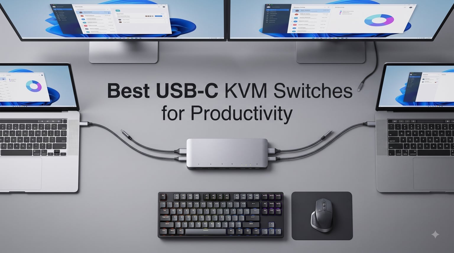 Best USB-C KVM Switches for Productivity