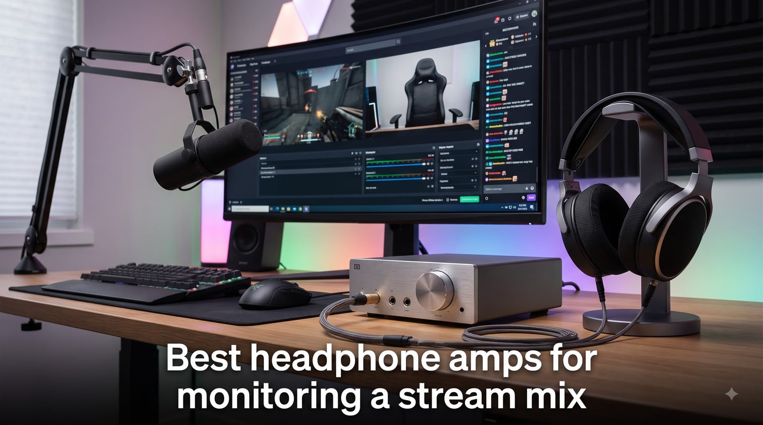 Best headphone amps for monitoring a stream mix