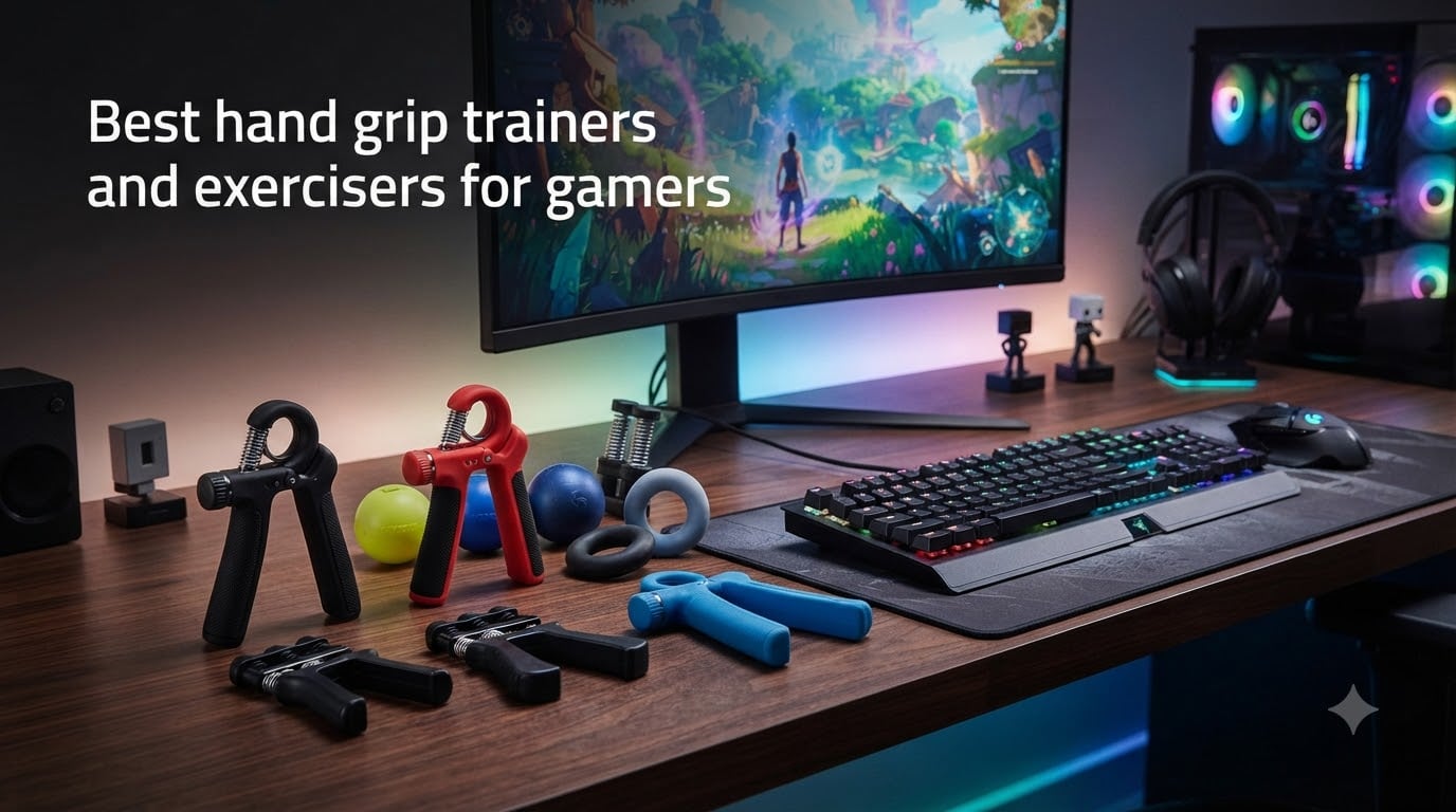 Best hand grip trainers and exercisers for gamers