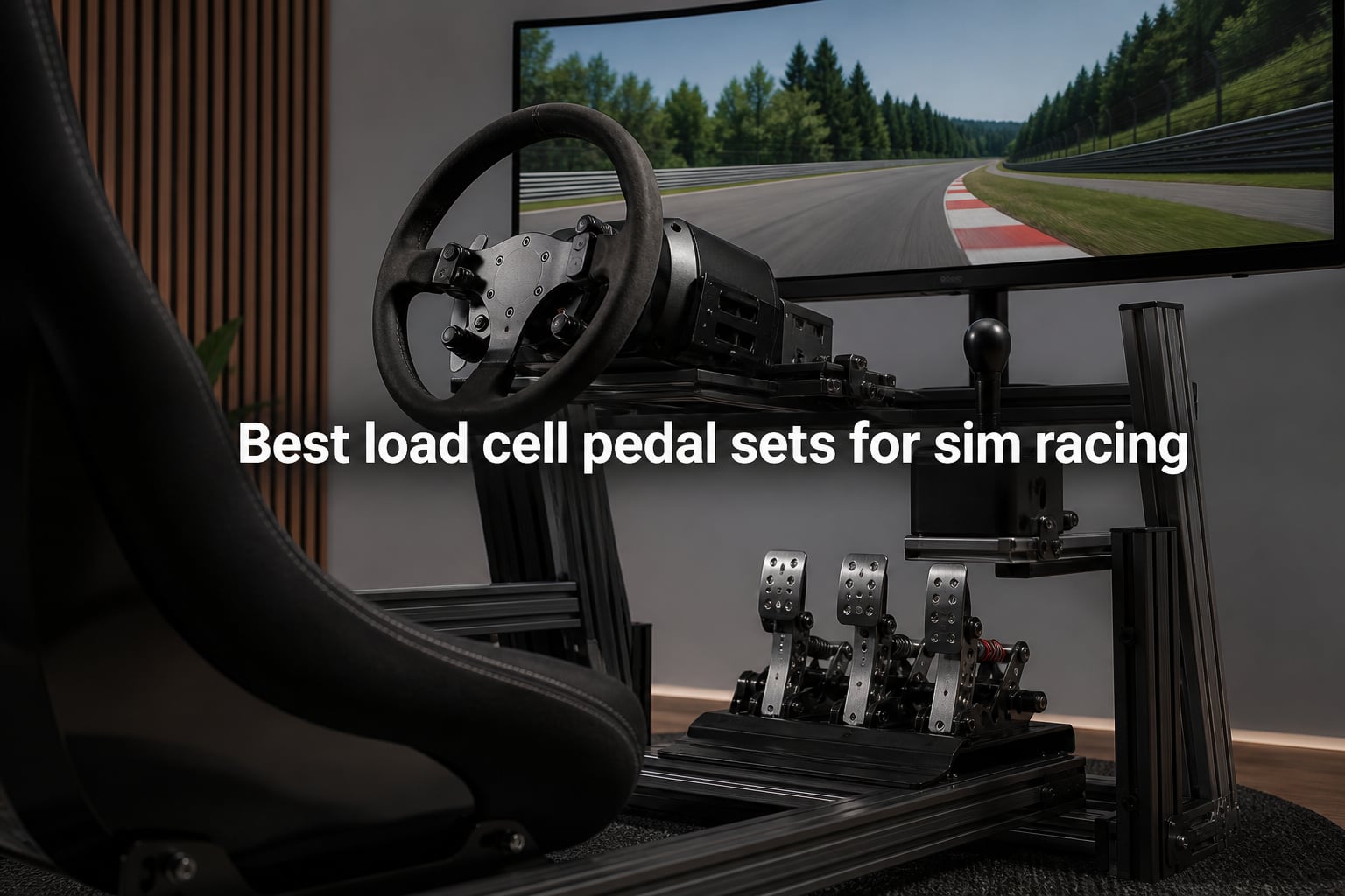Best load cell pedal sets for sim racing