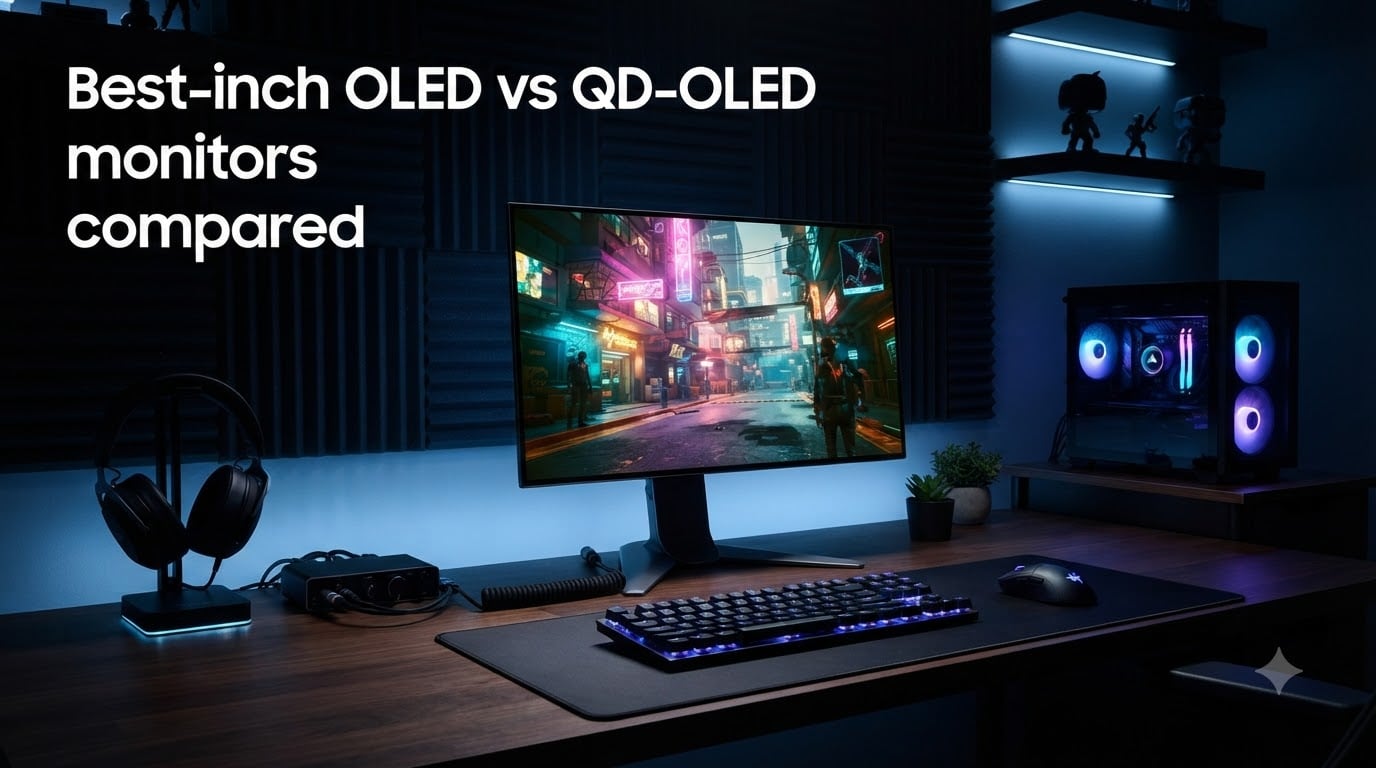 Best 27-inch OLED vs QD-OLED monitors compared