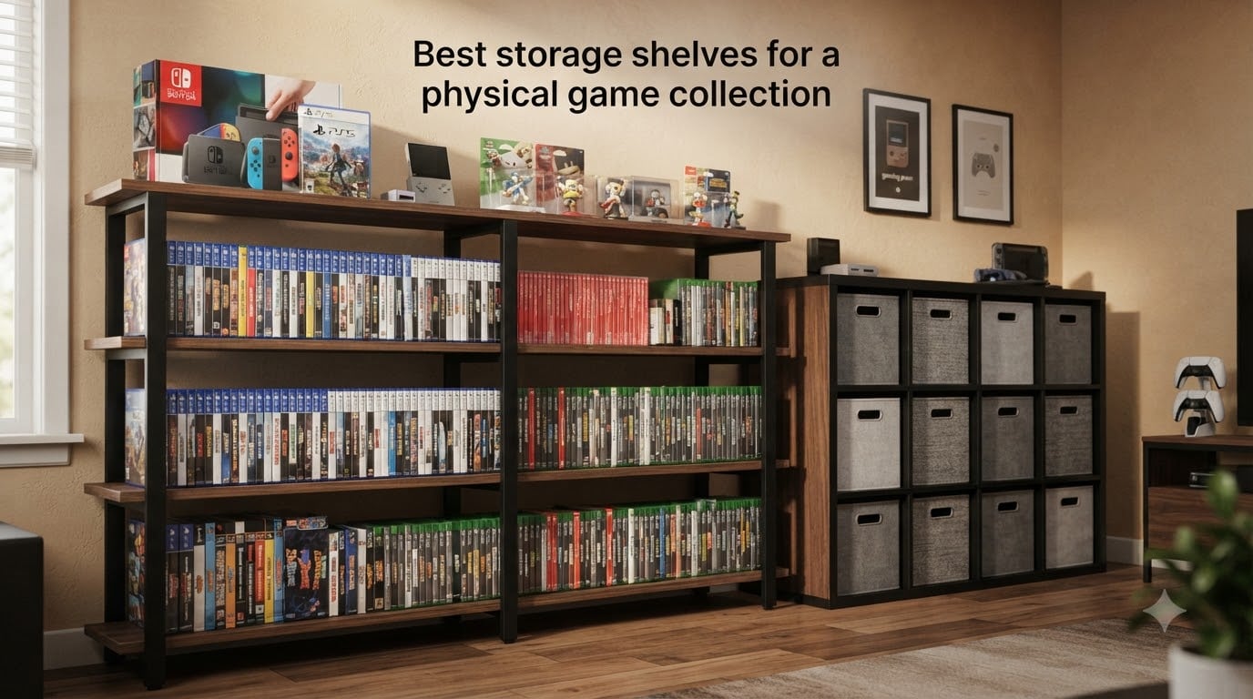 Best storage shelves for a physical game collection