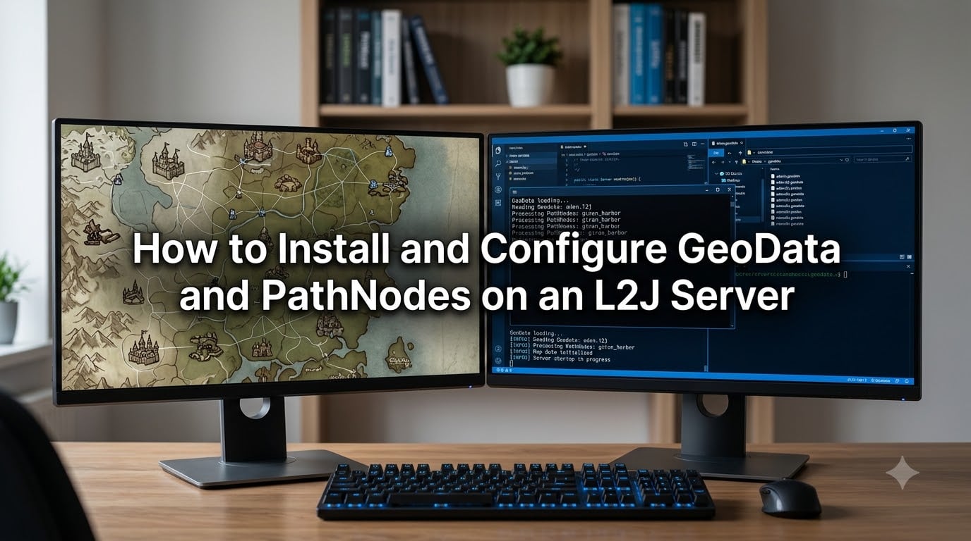 How to Install and Configure GeoData and PathNodes on an L2J Server