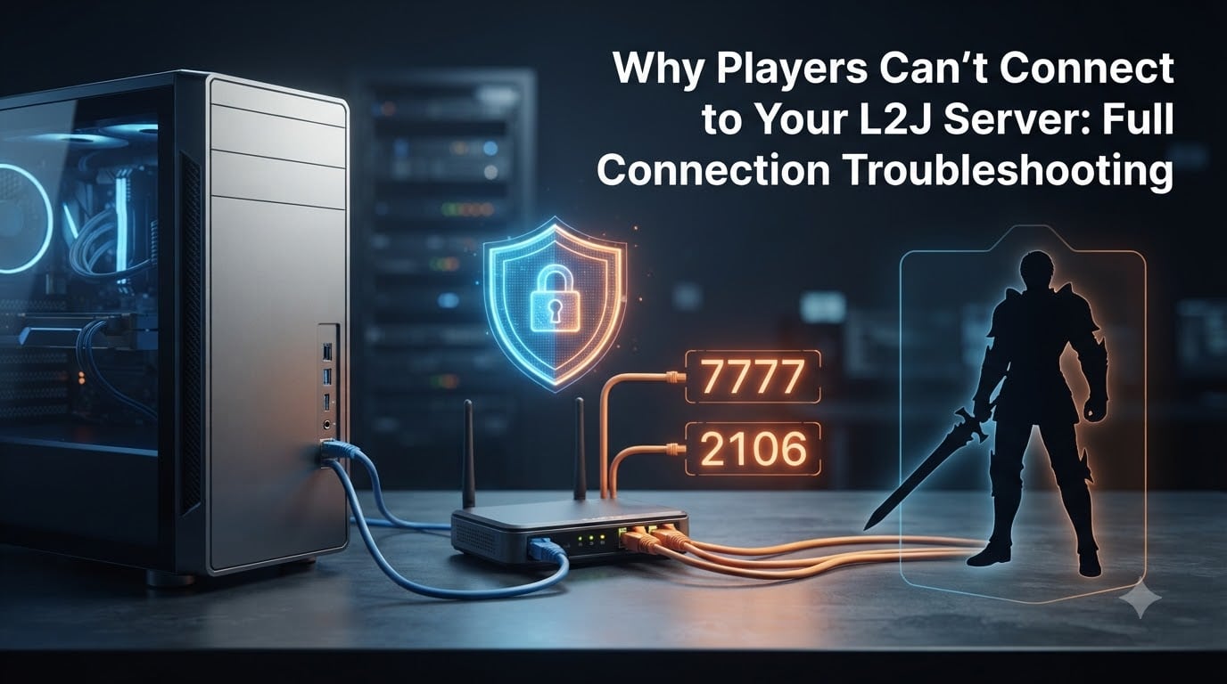 Why Players Can't Connect to Your L2J Server: Full Connection Troubleshooting