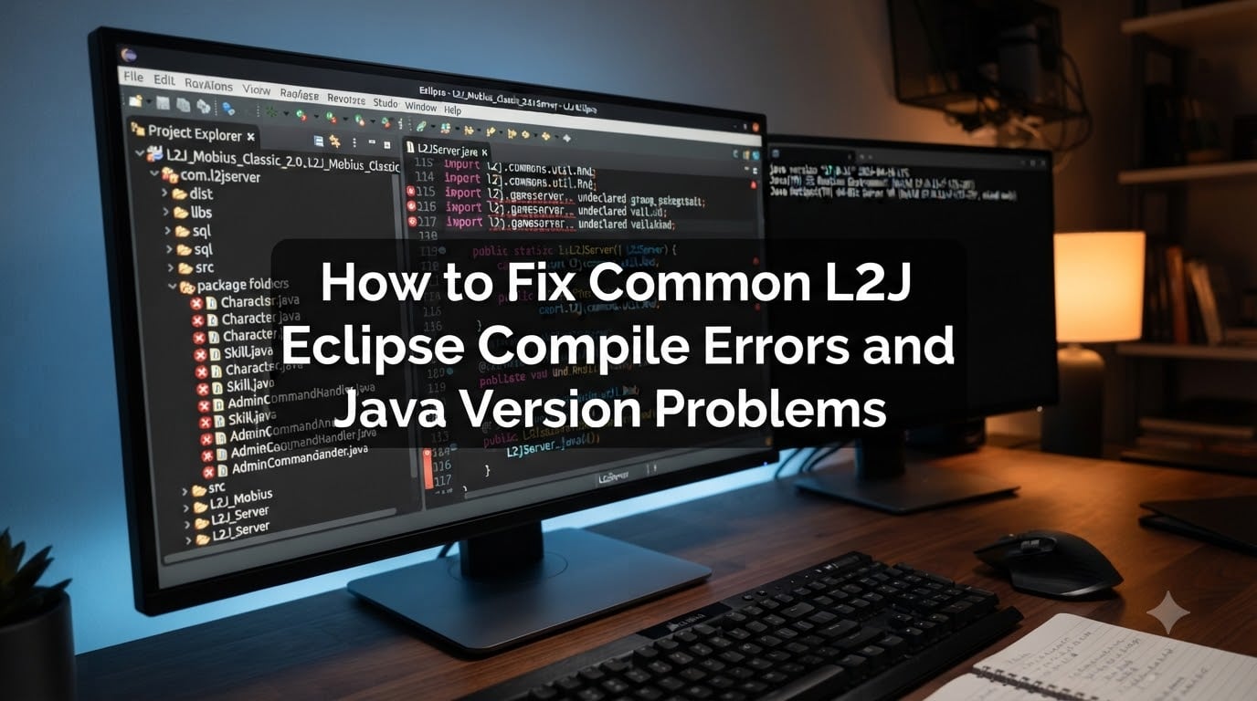 How to Fix Common L2J Eclipse Compile Errors and Java Version Problems