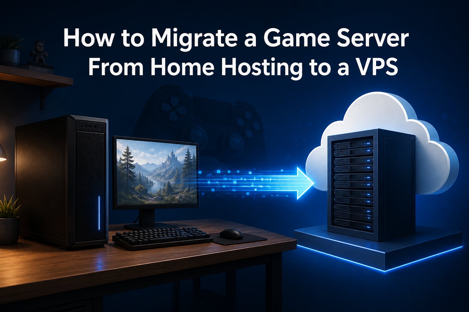 How to Migrate a Game Server From Home Hosting to a VPS