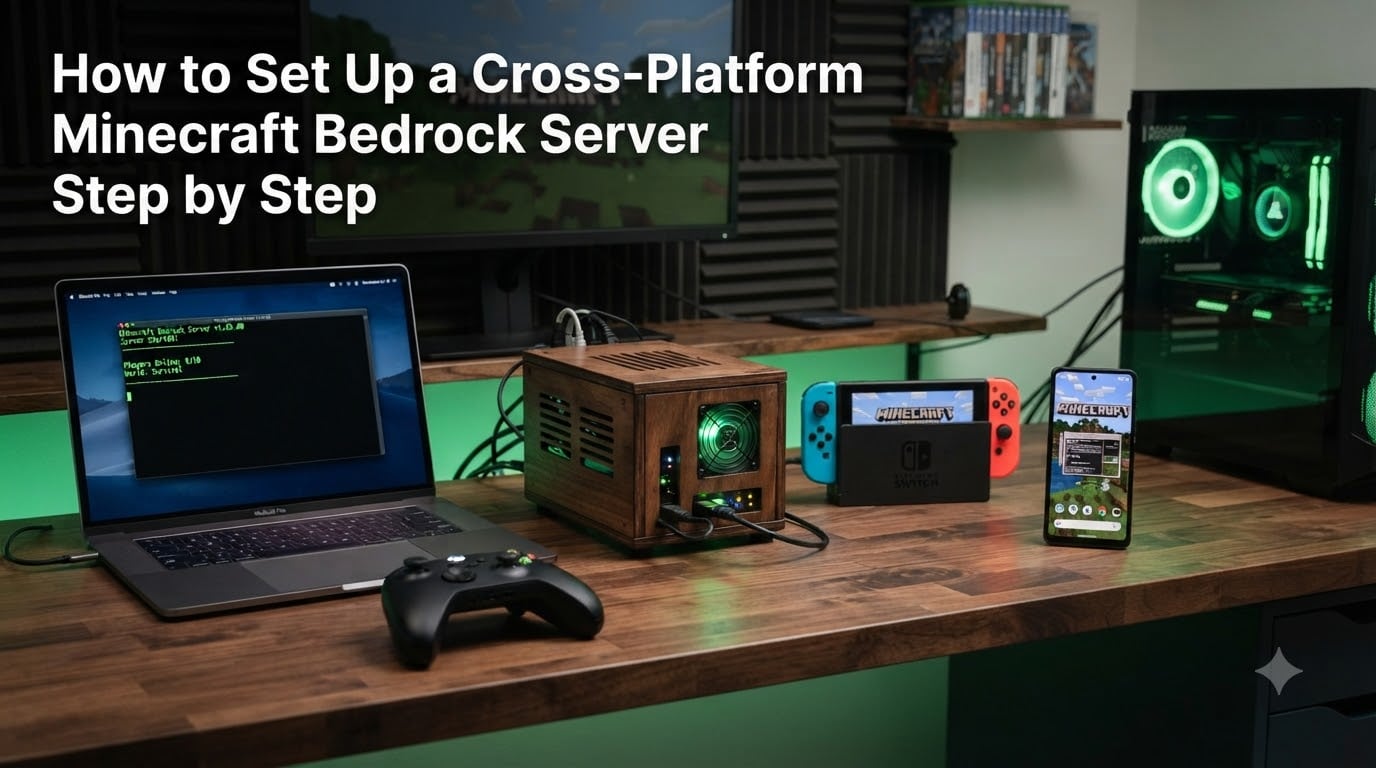 How to Set Up a Cross-Platform Minecraft Bedrock Server Step by Step