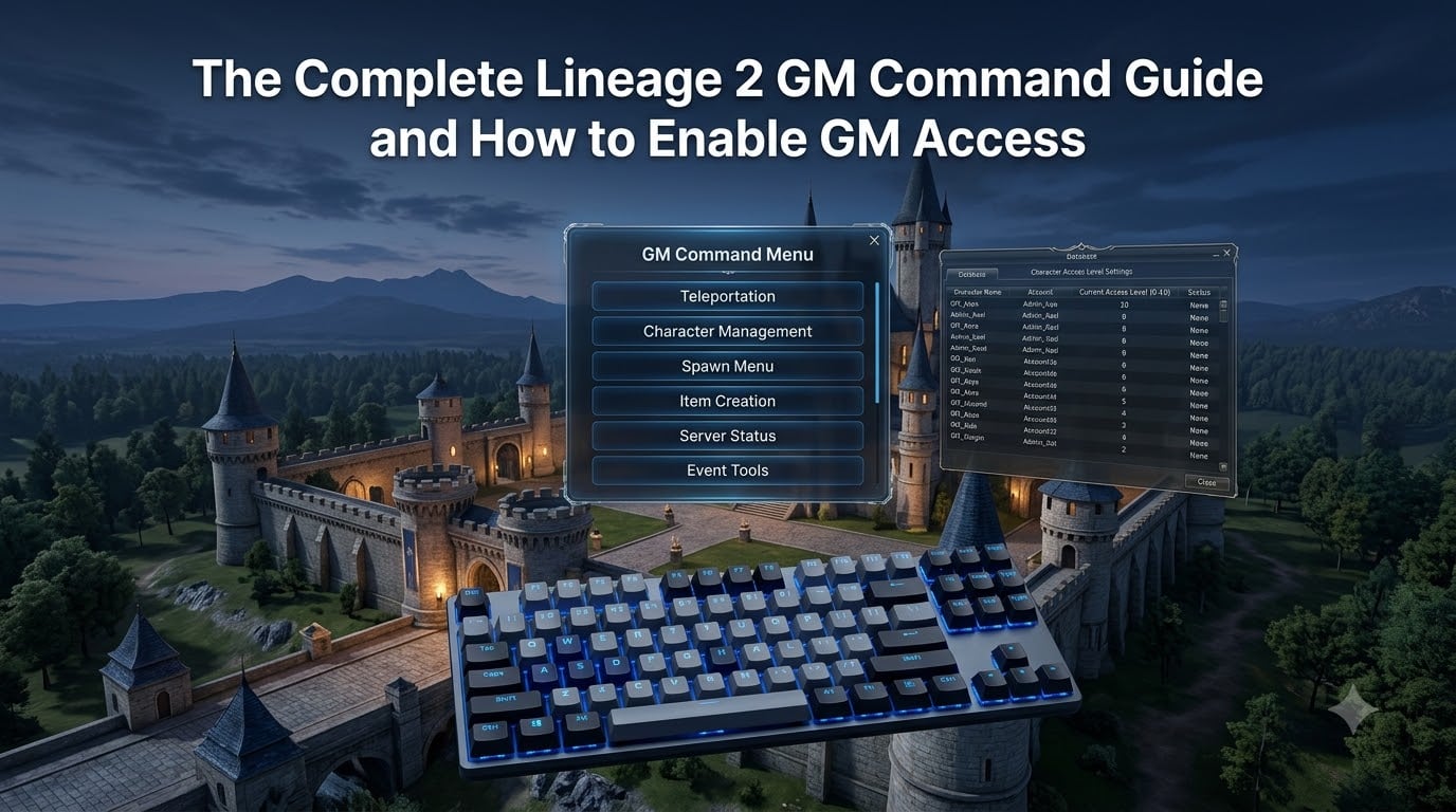 The Complete Lineage 2 GM Command Guide and How to Enable GM Access
