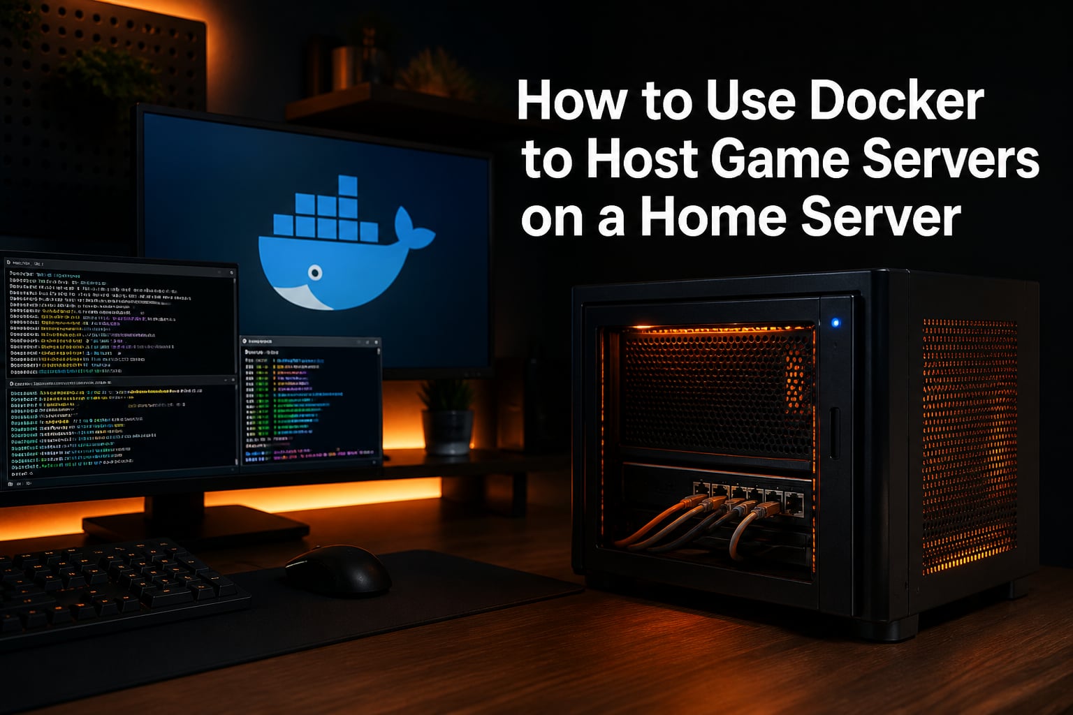 How to Use Docker to Host Game Servers on a Home Server