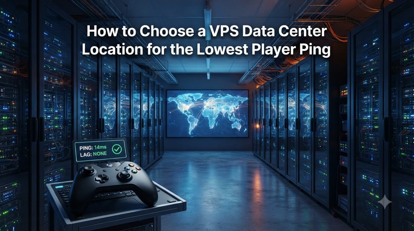 How to Choose a VPS Data Center Location for the Lowest Player Ping