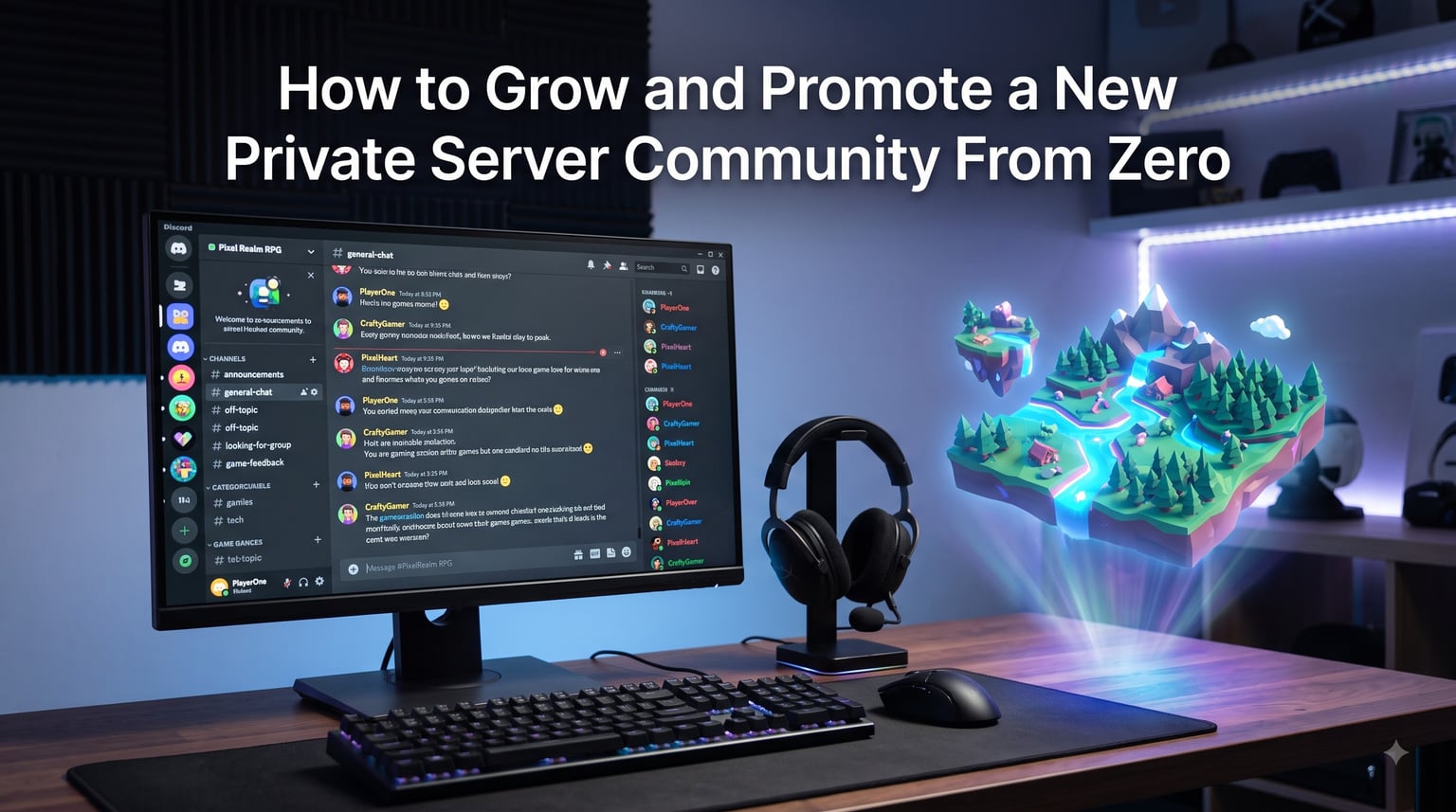 How to Grow and Promote a New Private Server Community From Zero