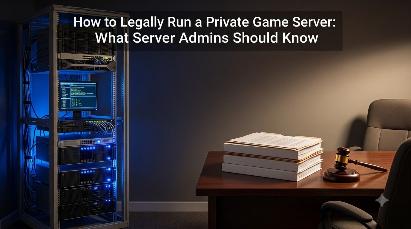 How to Legally Run a Private Game Server: What Server Admins Should Know