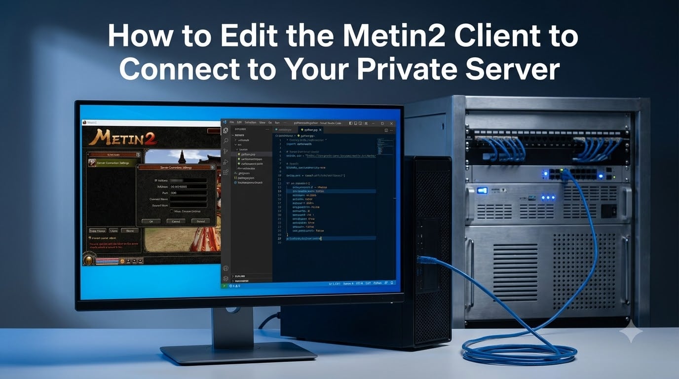 How to Edit the Metin2 Client to Connect to Your Private Server
