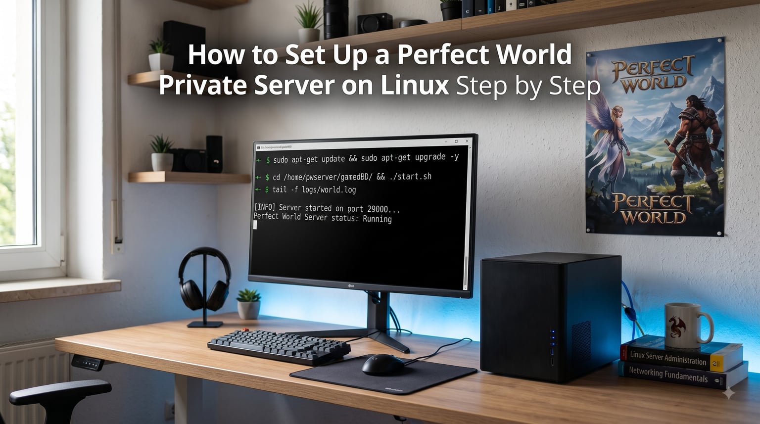How to Set Up a Perfect World Private Server on Linux Step by Step