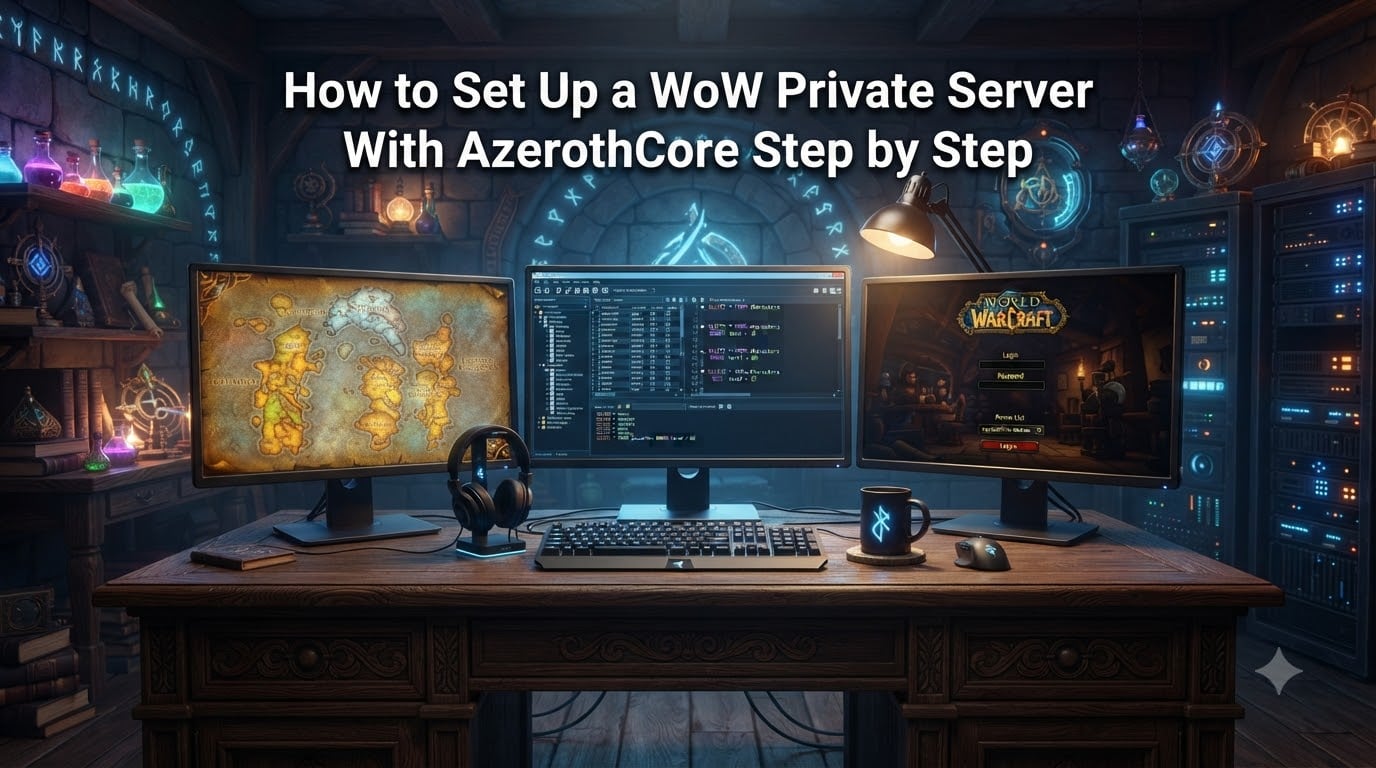 How to Set Up a WoW Private Server With AzerothCore Step by Step