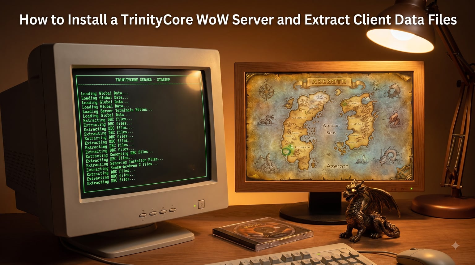 How to Install a TrinityCore WoW Server and Extract Client Data Files