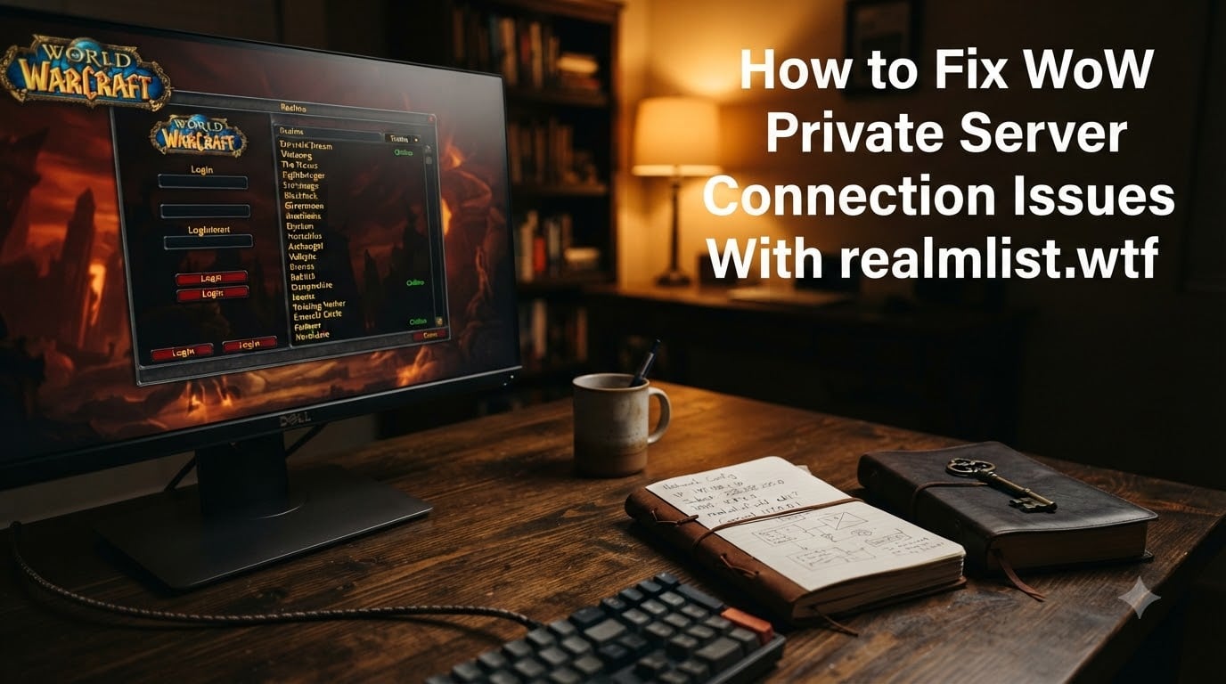 How to Fix WoW Private Server Connection Issues With realmlist.wtf