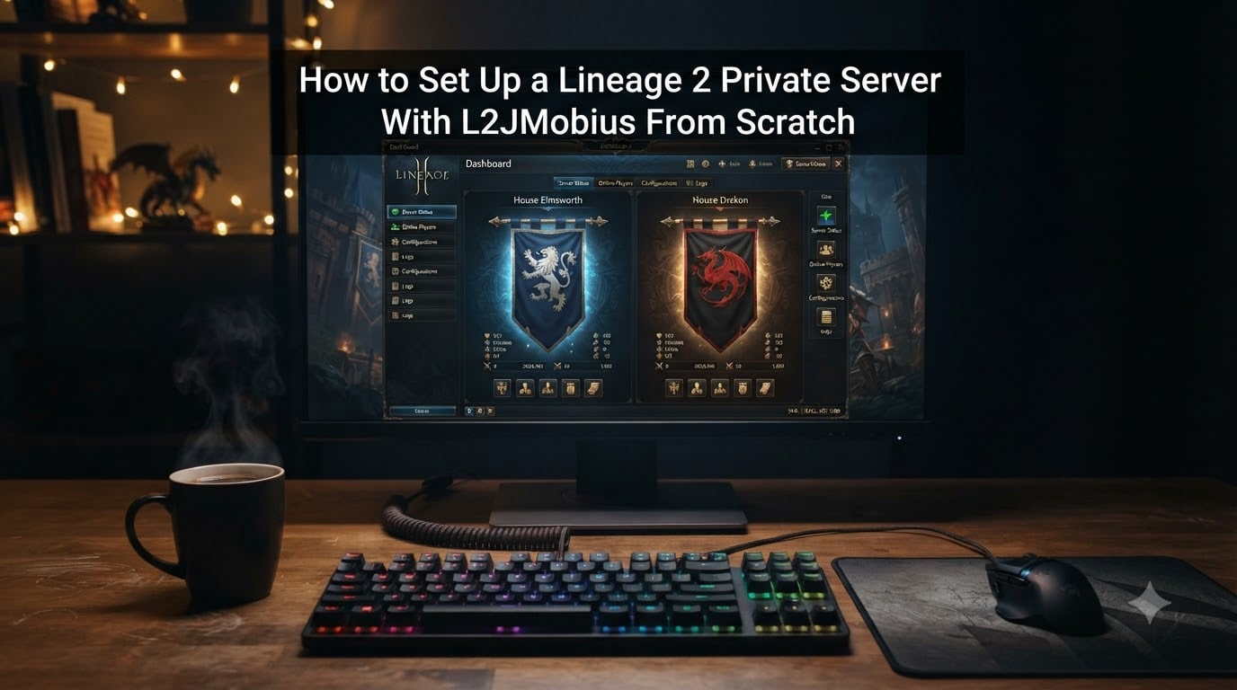 How to Set Up a Lineage 2 Private Server With L2JMobius From Scratch
