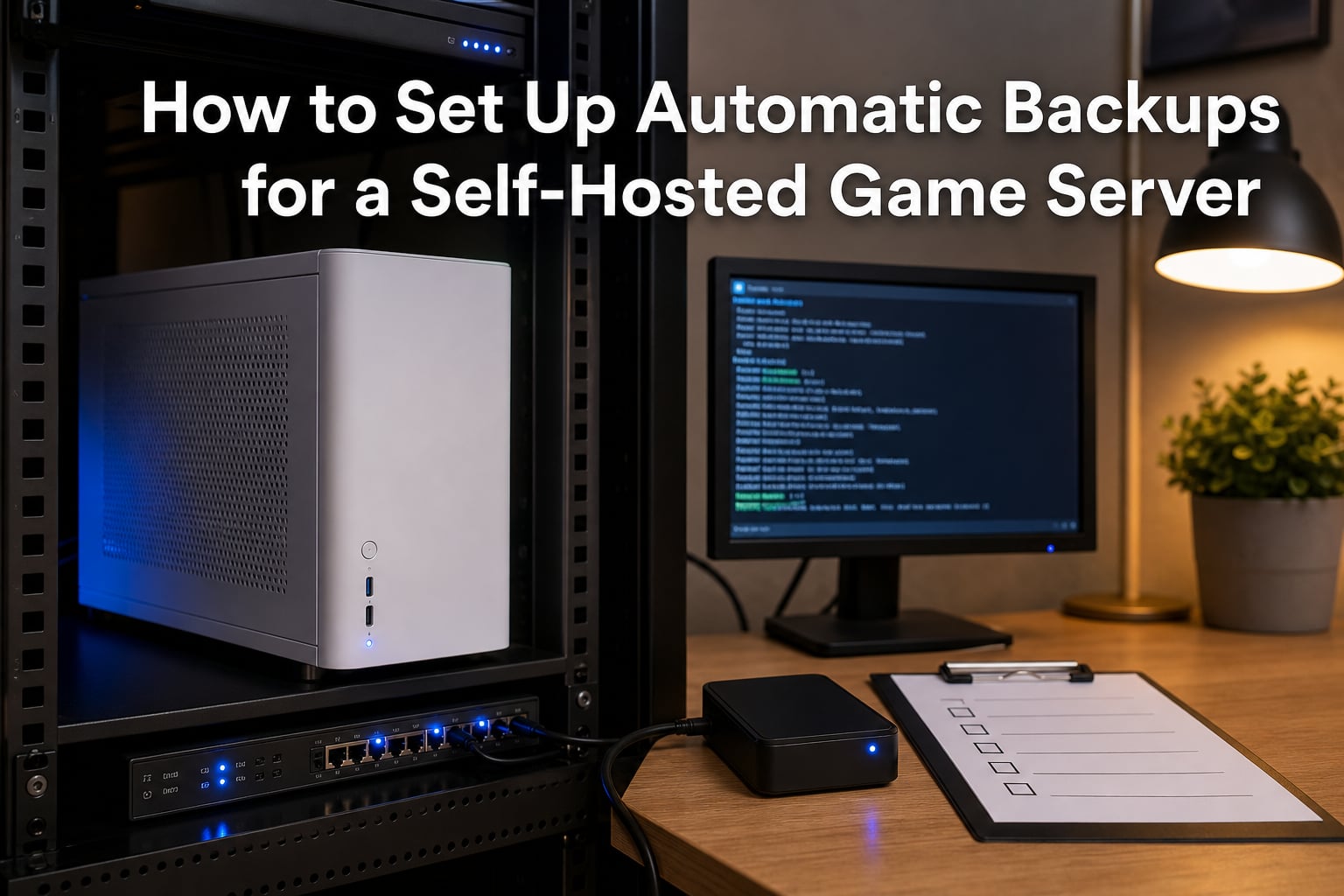 How to Set Up Automatic Backups for a Self-Hosted Game Server