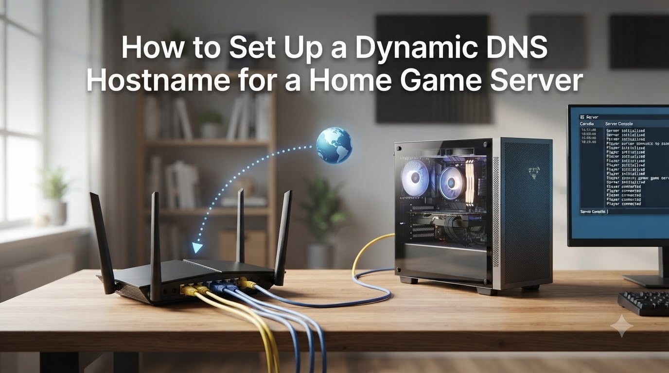 How to Set Up a Dynamic DNS Hostname for a Home Game Server