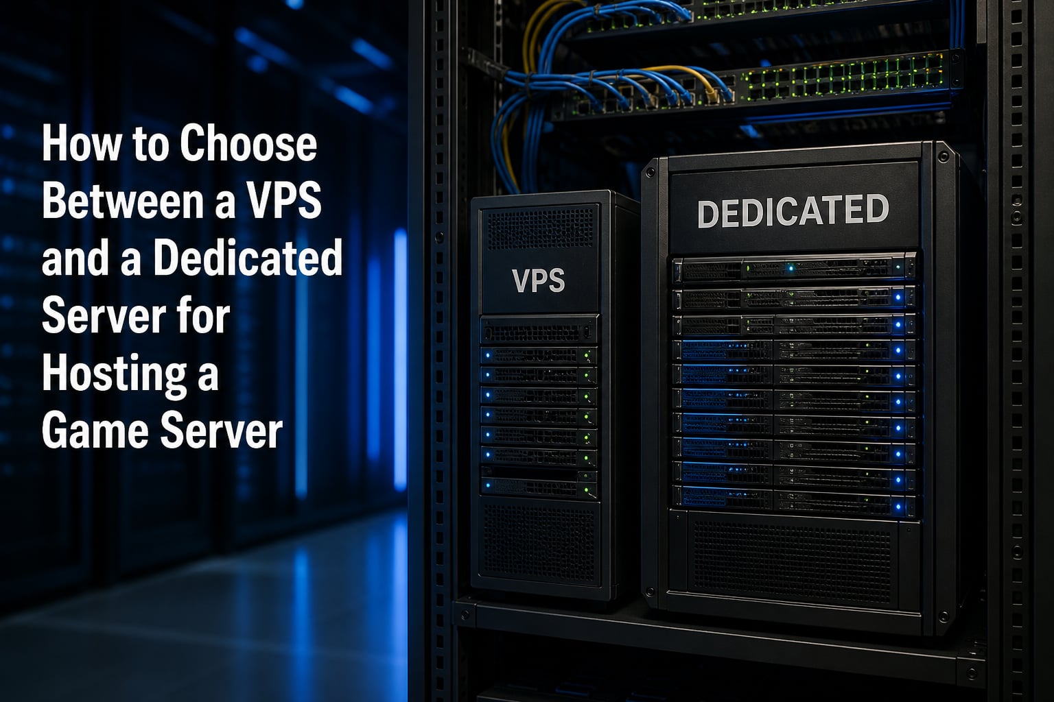 How to Choose Between a VPS and a Dedicated Server for Hosting a Game Server