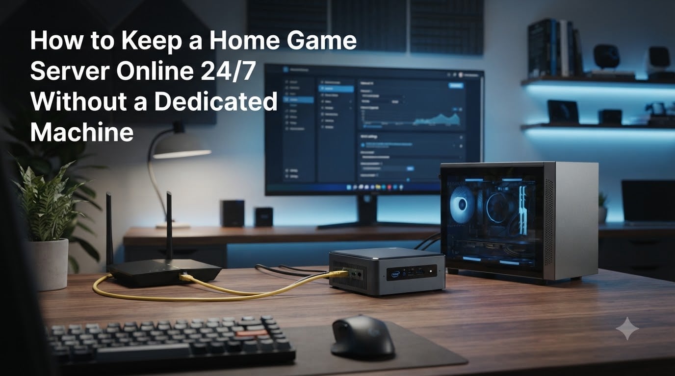 How to Keep a Home Game Server Online 24/7 Without a Dedicated Machine