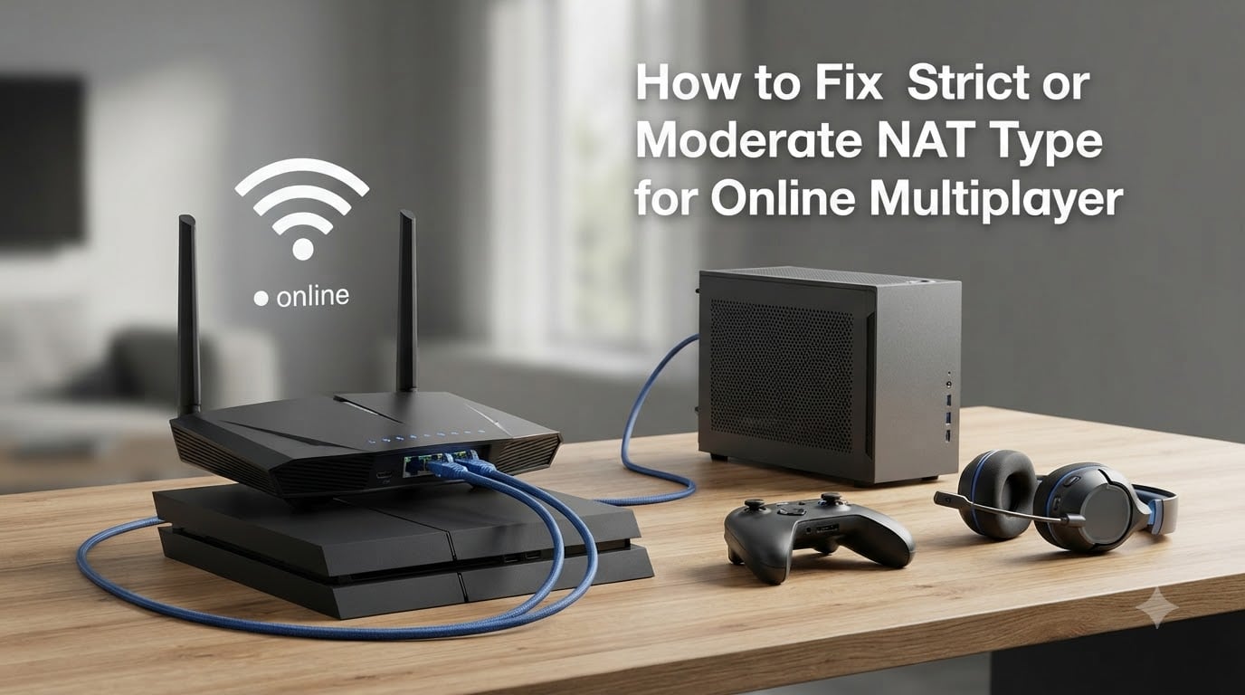 How to Fix Strict or Moderate NAT Type for Online Multiplayer