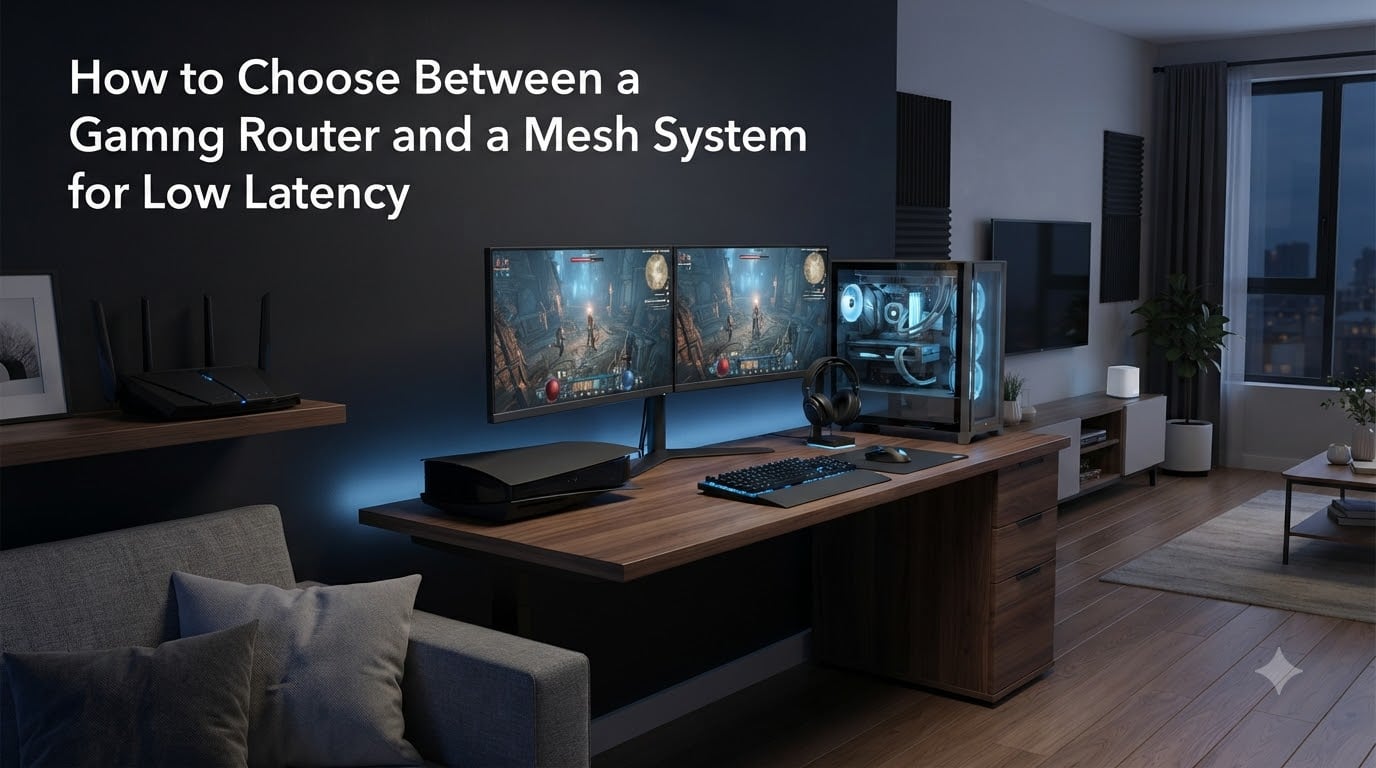 How to Choose Between a Gaming Router and a Mesh System for Low Latency